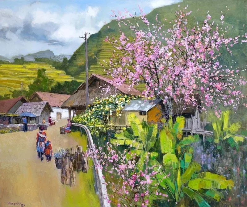 100+ ảnh tranh phong cảnh đẹp mãn nhãn · ảnh 1