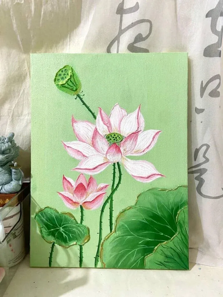 100+ ảnh vẽ hoa sen đẹp mắt, thanh tao