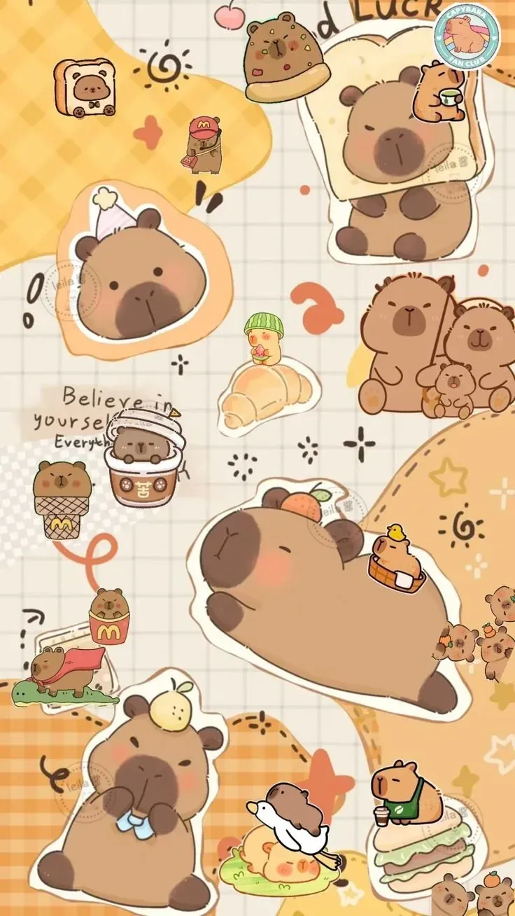 50+ hình ảnh capybara cute siêu đáng yêu