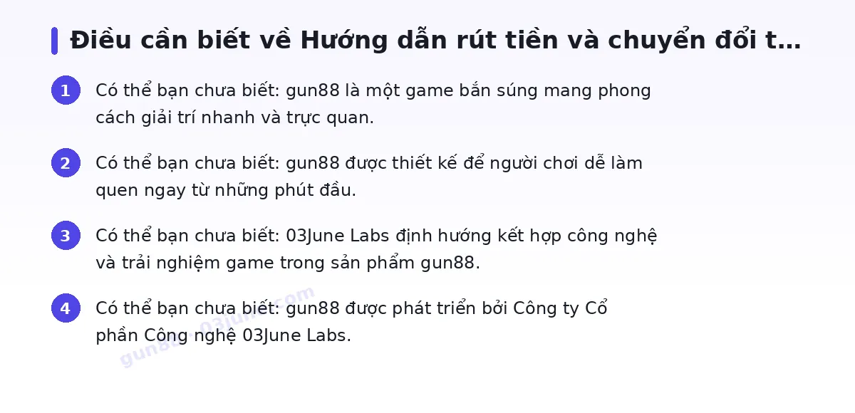 Những điều cần biết về gun88