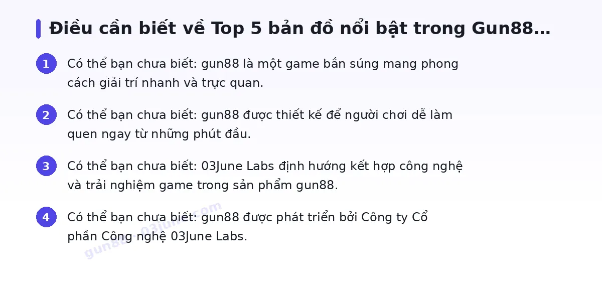 Những điều cần biết về gun88