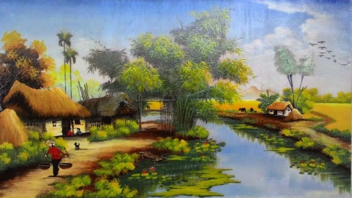Tranh vẽ phong cảnh – Tuyển tập 100+ ảnh đẹp nhất · ảnh 1