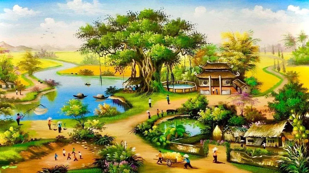 Tranh vẽ phong cảnh – Tuyển tập 100+ ảnh đẹp nhất