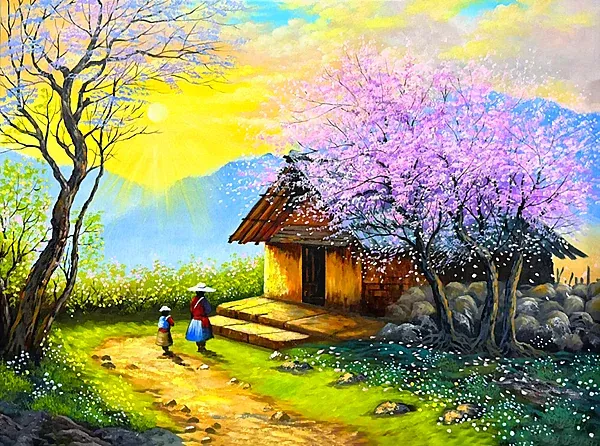 Bộ sưu tập 100+ ảnh tranh sơn dầu đẹp huyền ảo · ảnh 1