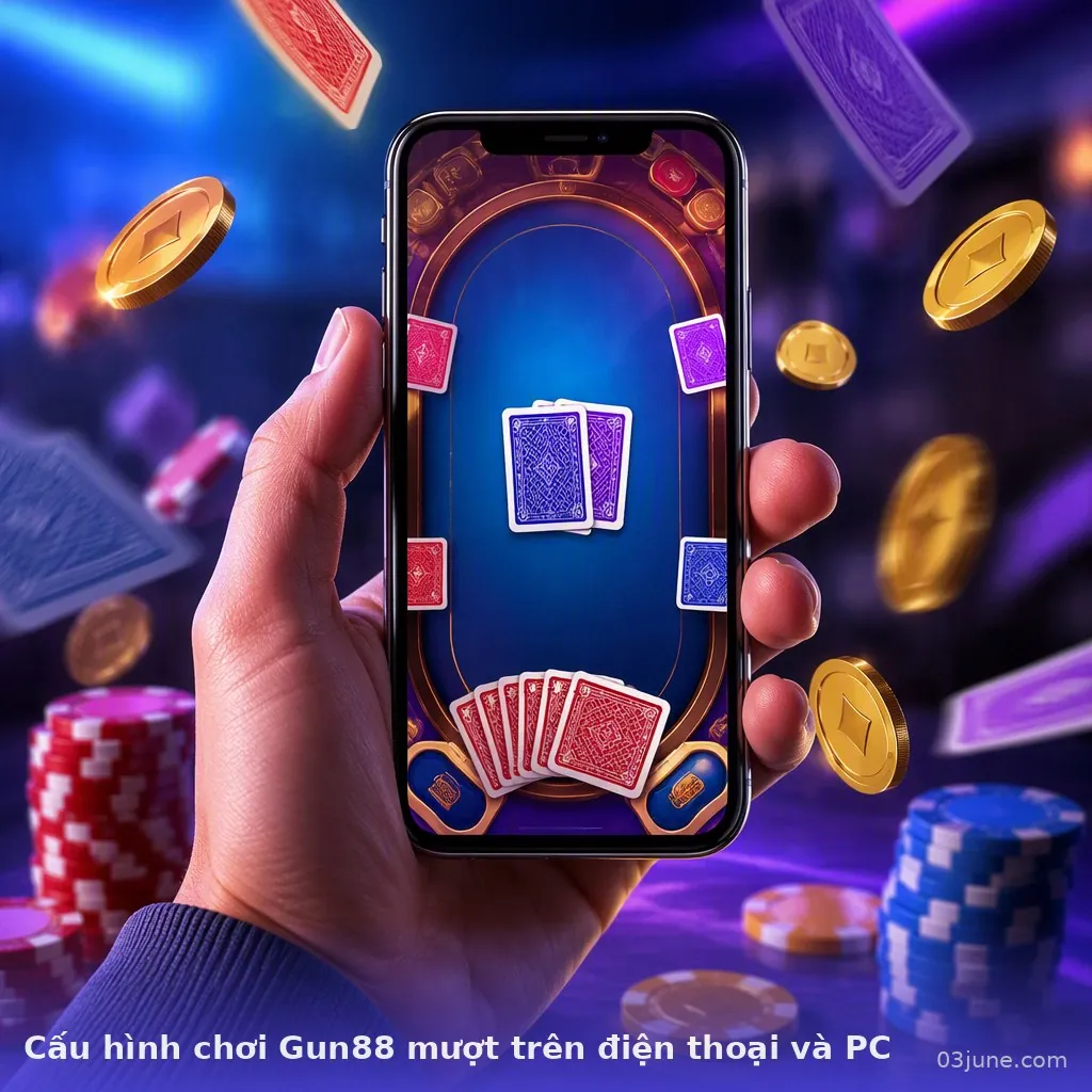 Cấu hình chơi Gun88 mượt trên điện thoại và PC — gun88
