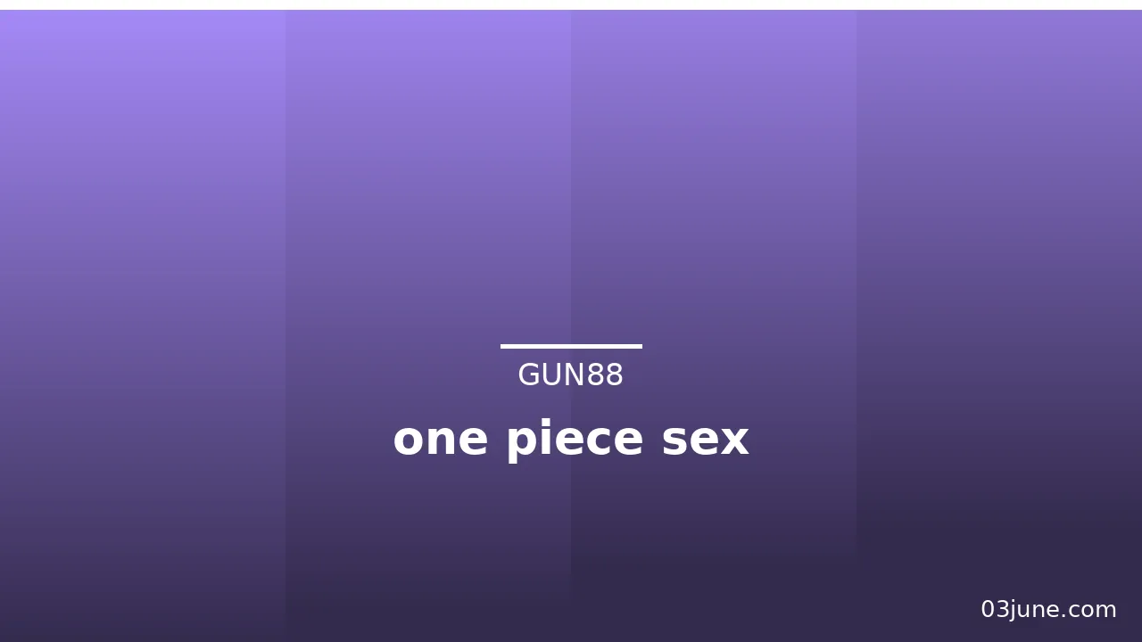 one piece sex
